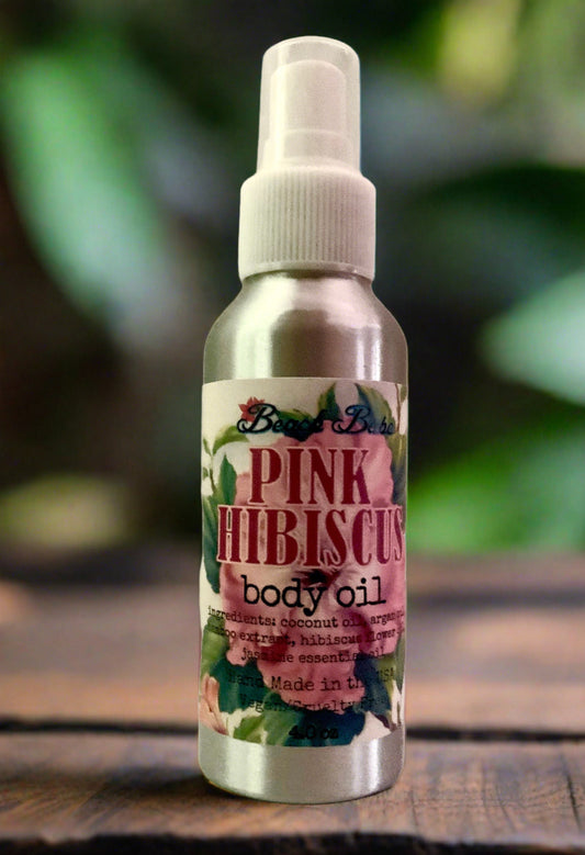 Pink Hibiscus Body Oil