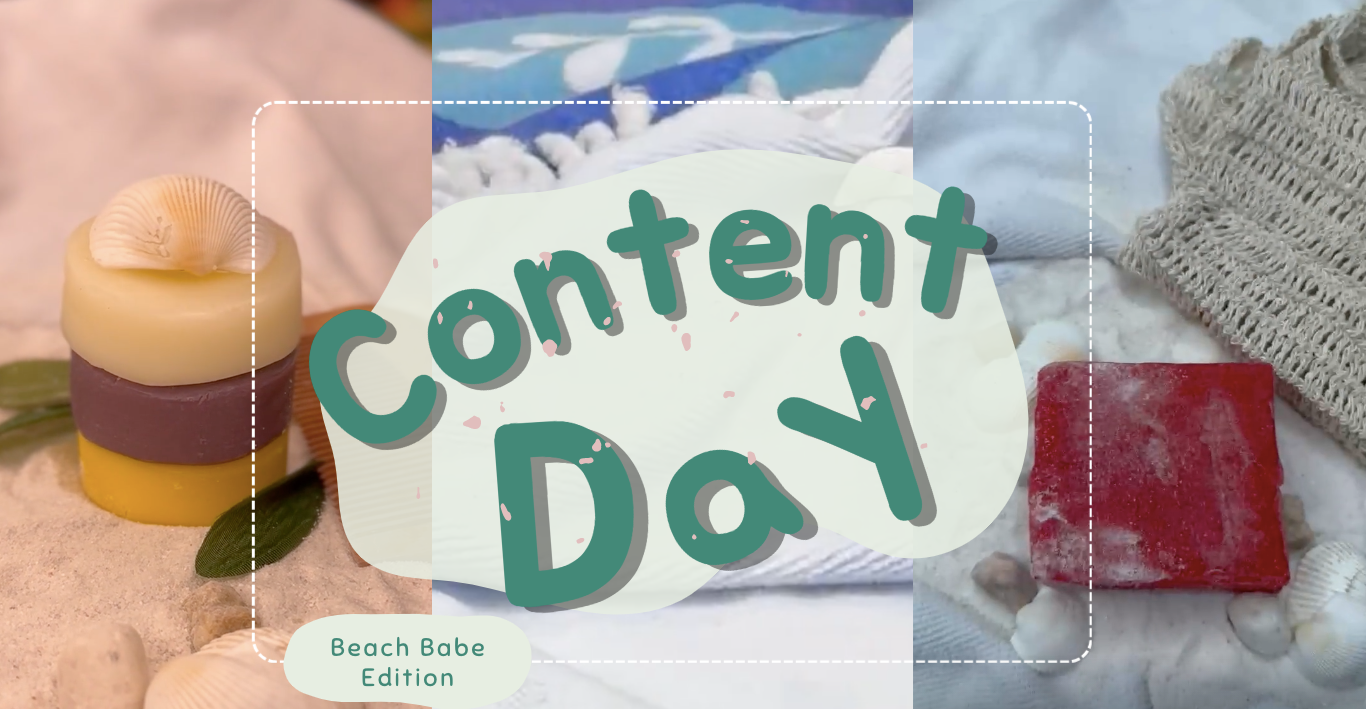 Load video: Content day vlog beach babe shampoo conditioner