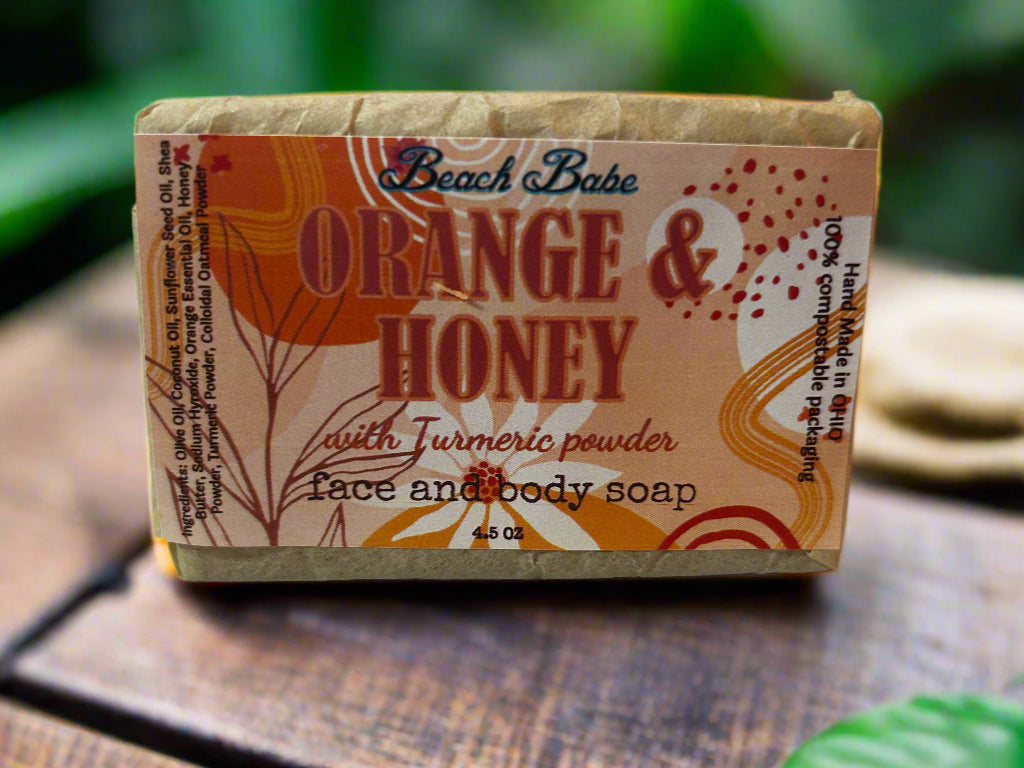 orange and honey soap
